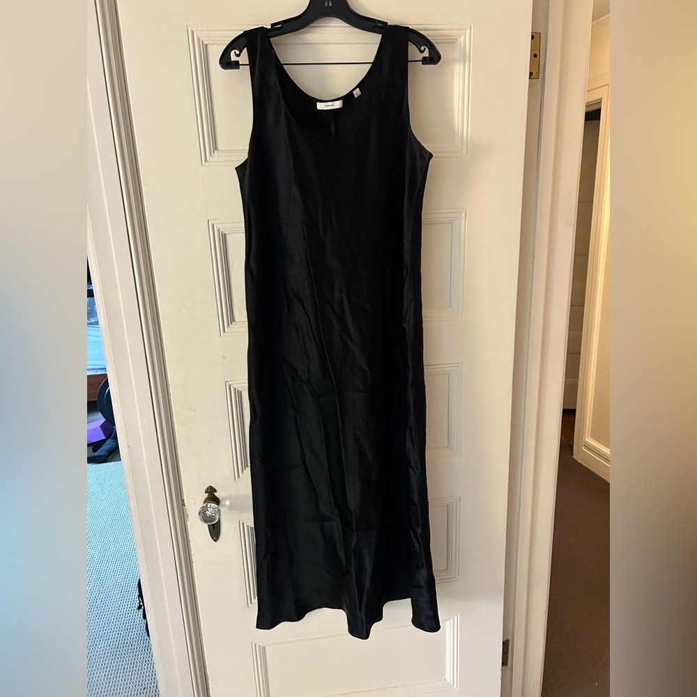 Vince Satin Maxi Dress
